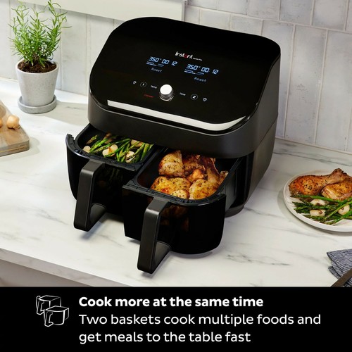 Instant 8-Qt. Vortex Plus Dual Basket ClearCook Air Fryer - 第 6/6 張圖片