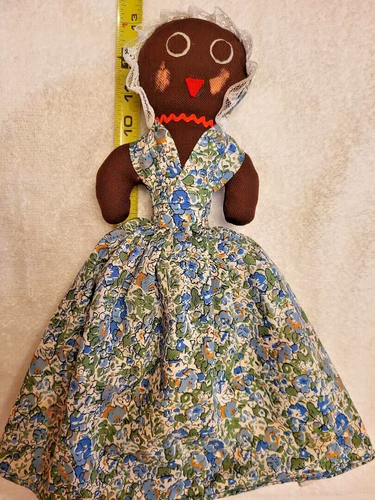 Vintage Topsy Turvy Barbados Caribbean Reversible Rag Doll 13