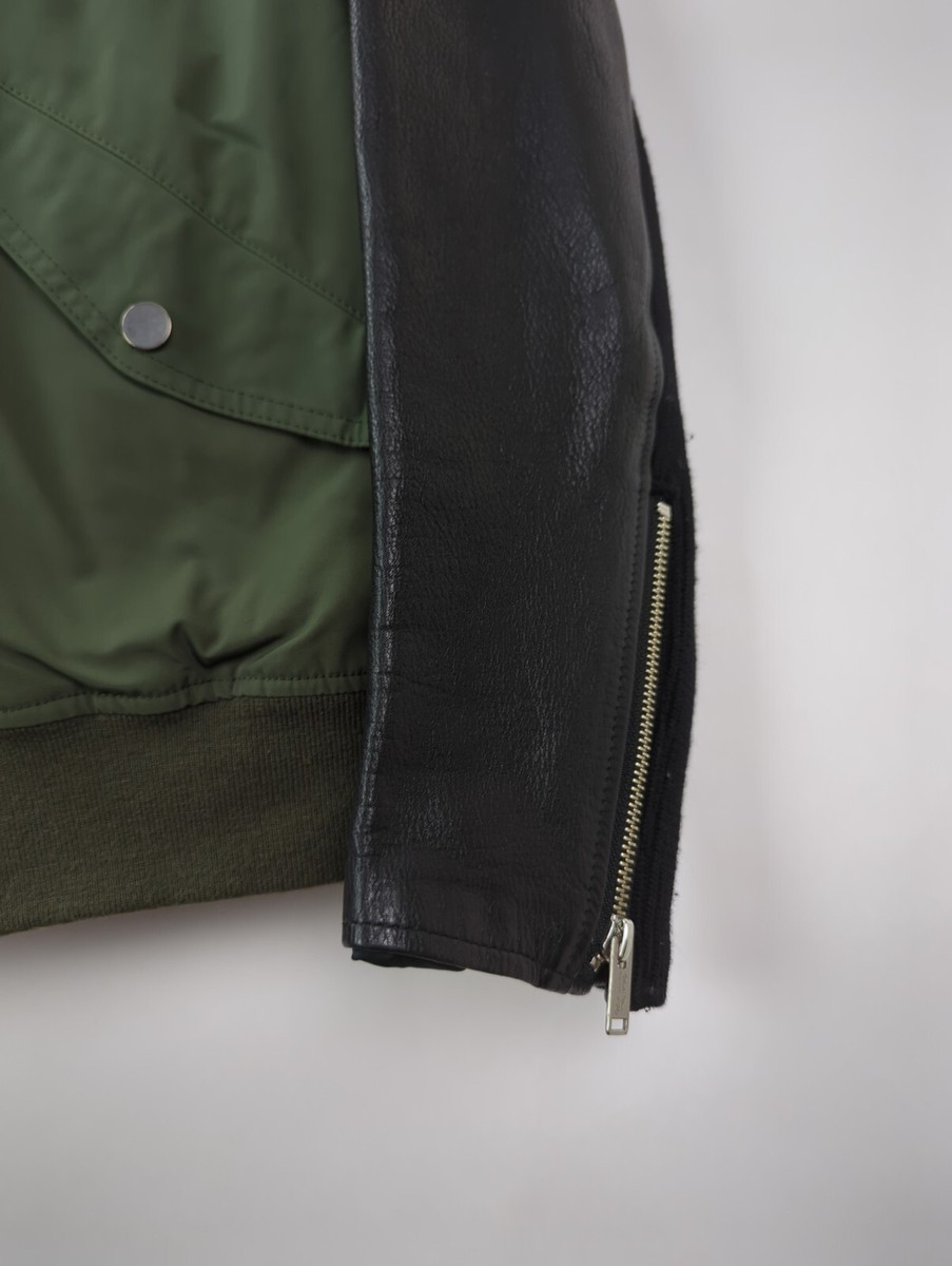 UNDERCOVER / UNDERCOVERISM JUN TAKAHASHI Sz 2 M Leather MA-1 UNDERCOVER / UNDERCOVERISM JUN TAKAHASHI Sz 2 M Leather MA-1