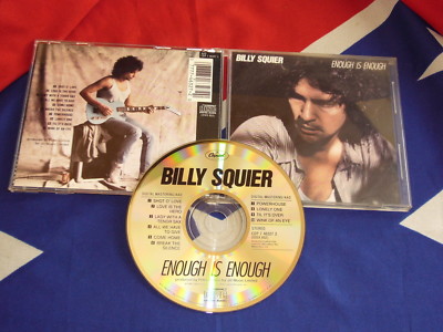 BILLY SQUIER - enough is enough   CD AOR 1986 CDP7 46327 2
