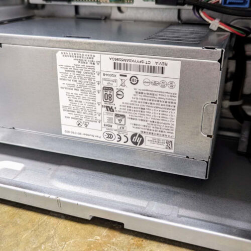 HP EliteDesk 800 G3 i5-6600 16GB DDR4 512GB SSD RADEON R7-450 Win10 Pro Wifi - Picture 3 of 4