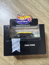 Hot Wheels Collectibles Black Box 1934 Ford Black and Yellow FREE SHIPPING