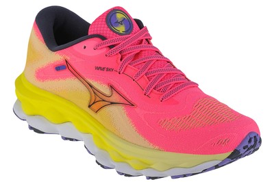 Laufschuhe Damen, Mizuno Wave Sky 7, Rosa