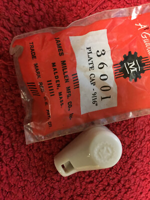 36001   JAMES MILLEN STANDOFF TUBE PLATE CAP 9/16''   1 PCS  NEW OLD STOCK