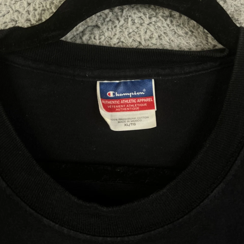 Camiseta De Colección Styx Crew 02 Para Hombre Extra Grande Campeón Negra Gira Música Rock Foto 4 de 4