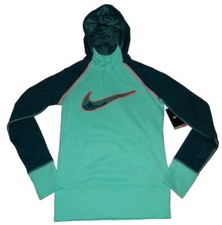 NWT Nike Therma-Fit Swoosh Out All Time Printed Hoodie Size XS 665890-385