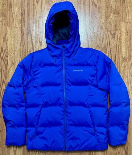 PATAGONIA JACKSON GLACIER JACKET DOWN MENS SZ M SOLD OUT RARE ELECTRIC BLUE - Picture 1 of 11