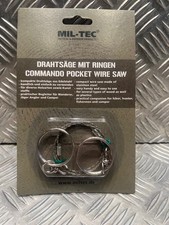 scie commando de survie avec anneaux mil-tec randonnée chasse camping neuf