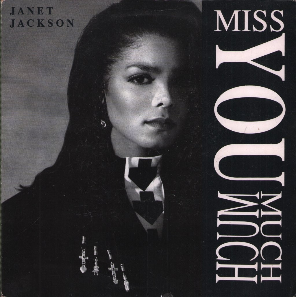 Janet Jackson Miss You Much 7"" vinyl UK A&m 1989 7"" in pic sleeve USA663