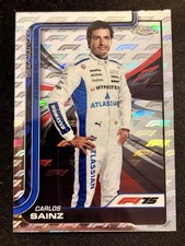 2025 Topps Chrome F1 Carlos Sainz Logofractor Portrait Atlassian Williams Racing