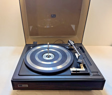 Vintage BSR McDonald Professional 2260AG Turntable w/ Dust Cover Powered on