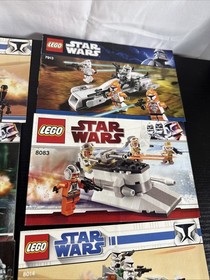 Lego Star Wars Instruction Manual Lot Of 13