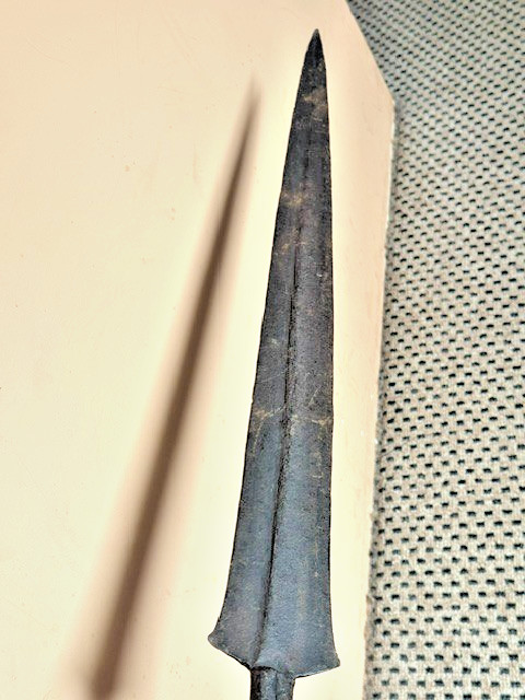 Antique African Kenyan Masai Maasai Lion Hunting Spear
