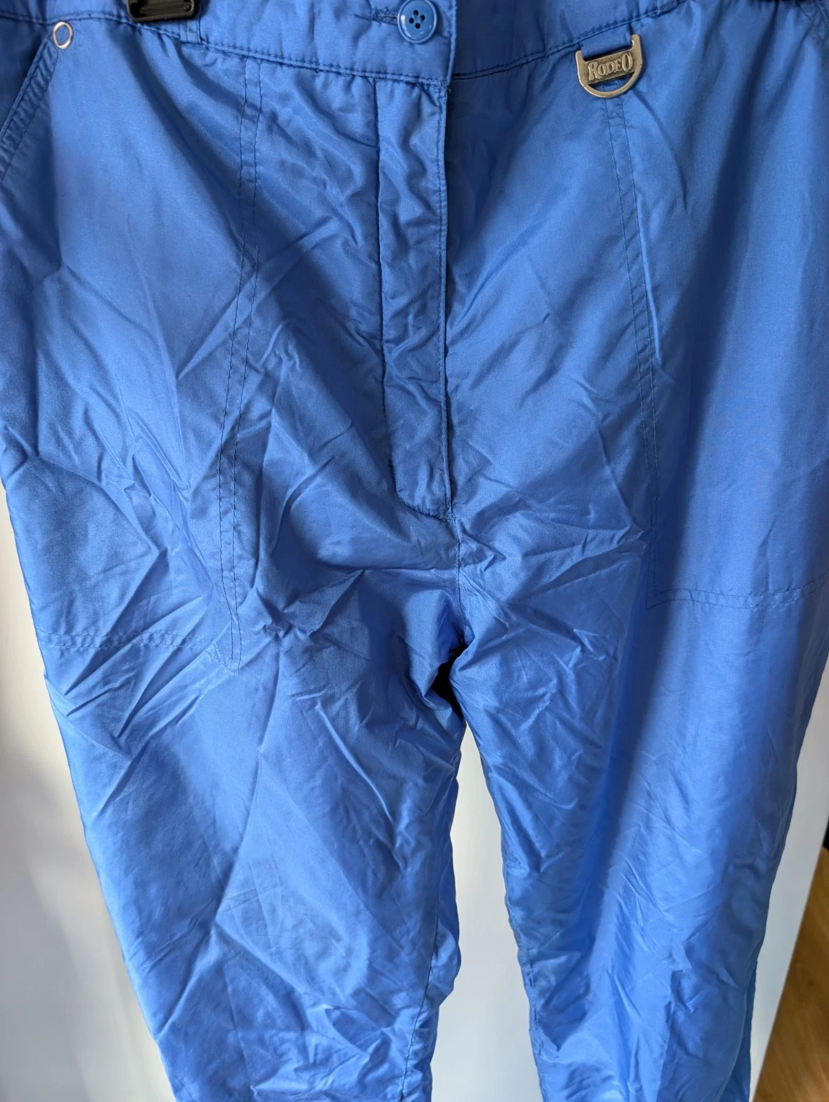 Women's Vintage Rodeo by C&A Ski Trousers Size 16 UK Blue