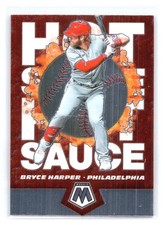2021 Panini Mosaic Bryce Harper Philadelphia Phillies Hot Sauce #HS3