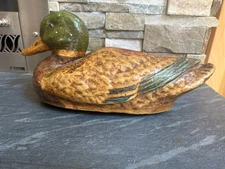 Vintage Sears Roebuck J.C. Higgins Life Like Duck Decoy Mallard Decorative