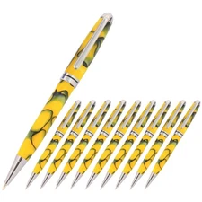 European Pen Kit, Black Titanium Finish, 10 Pack, Legacy Woodturning