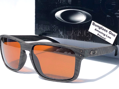 Buy Oakley HOLBROOK XXL Woodgrain POLARIZED PRIZM Tungsten Lens
