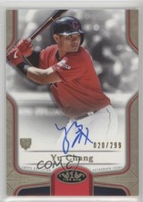 2020 Topps Tier One Break Out Auto 20/299 Yu Chang #BOA-YC Auto 5j0