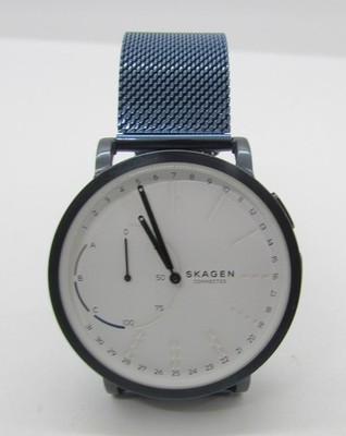 SKAGEN CONNECTED NDW2G BLUE CASE & BAND WHITE DIAL 42MM WRIST WATCH