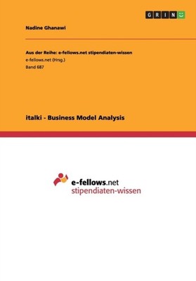 Ghanawi - italki - Business Model Analysis - New paperback or softback - X555z