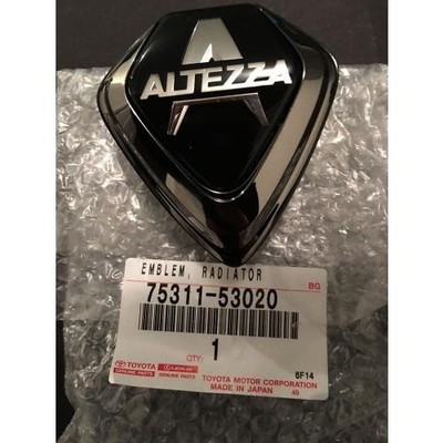 Genuine Toyota Altezza / Lexus IS300 Front Grill Emblem – Red, JDM 75311-53020