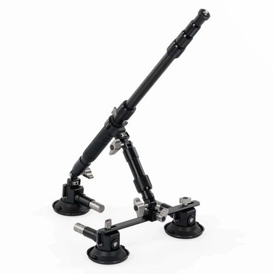 Saugfuß Autohalterungsset f. Action- + 360° Kameras, Carmount, Saugnapf Set