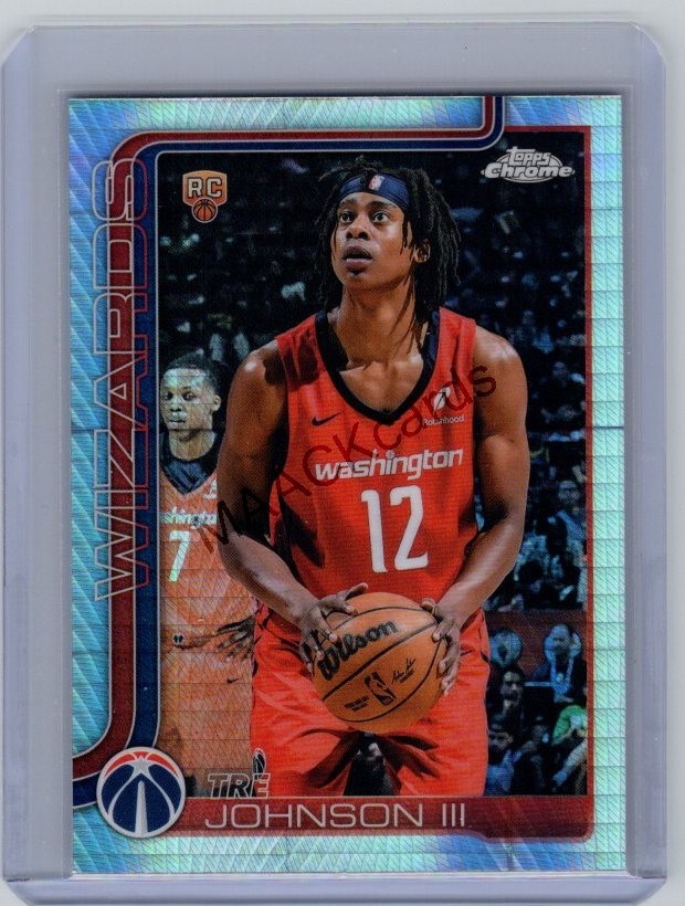 2025-26 Topps Chrome - Tre Johnson #256 Prism Refractor (RC)