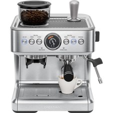 Chefman Crema Supreme 3L Kaffeemaschine mit Stahlmahlwerk und 30 Einstellstufen