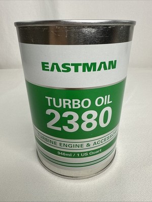 Eastman Turbo Oil 2380 Metal Empty Can