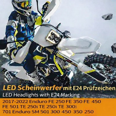 Scheinwerfer LED für Husqvarna 701 Enduro SM FE TE TX 501 450 350 300 250 125 