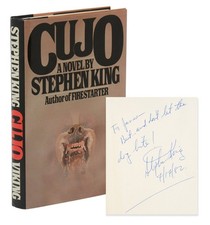 Product Image: Cujo ~ SIGNED by STEPHEN KING ~ Review Copy ~ First Edition ~ 1st Print ~ 1981