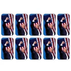 Lot of 10 - 1 Troy oz Sunshine Mint Trump Fight Colorized .999 Fine Silver Bar