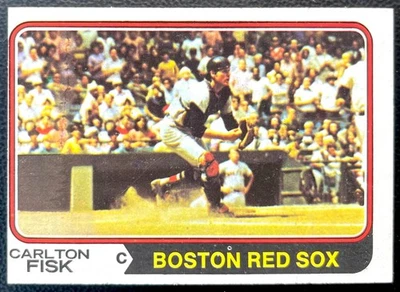 1974 Topps Baseball #105 Carlton Fisk EX m/c Boston Red Sox - Image 1 of 2