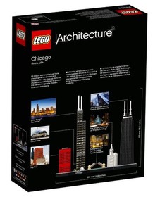 LEGO Architecture 21033 Chicago Skyline USA Landmark 444pcs Building Set