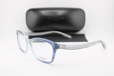 NEW COACH HC 6181 5655 CLEAR BLUE OMBRE AUTHENTIC EYEGLASSES 54-17