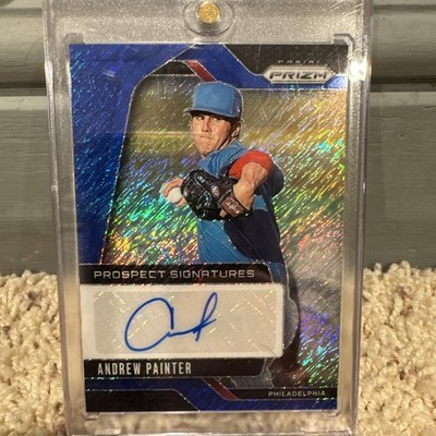 2025 Prizm Andrew Painter FOTL Prospect Signatures Blue Shimmer /8 #PS-AP