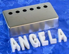 Raw Nickel Humbucking Pickup Cover For Vintage Gibson, Fralin Etc. #GRNC