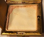 Vintage Evans Compact with Mirror & Decorative White & Green Surface — photo 6