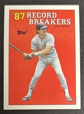 1988 Topps Benny Santiago Baseball Card “‘87 Record Breakers” #7 Padres GD O/C