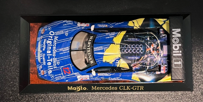 1/43 Maisto- Mercedes CLK-GTR, #12 Original-Teile , Blue, New in