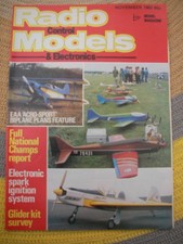 Revista RCM&E noviembre 1983 sin plan Acro-Sport1 plan característica artículo escala bipe