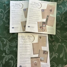2 NEW Creative Memories 8 1/2x11 Natural Scrapbook Refills RCM-11NR & RCM-11NT