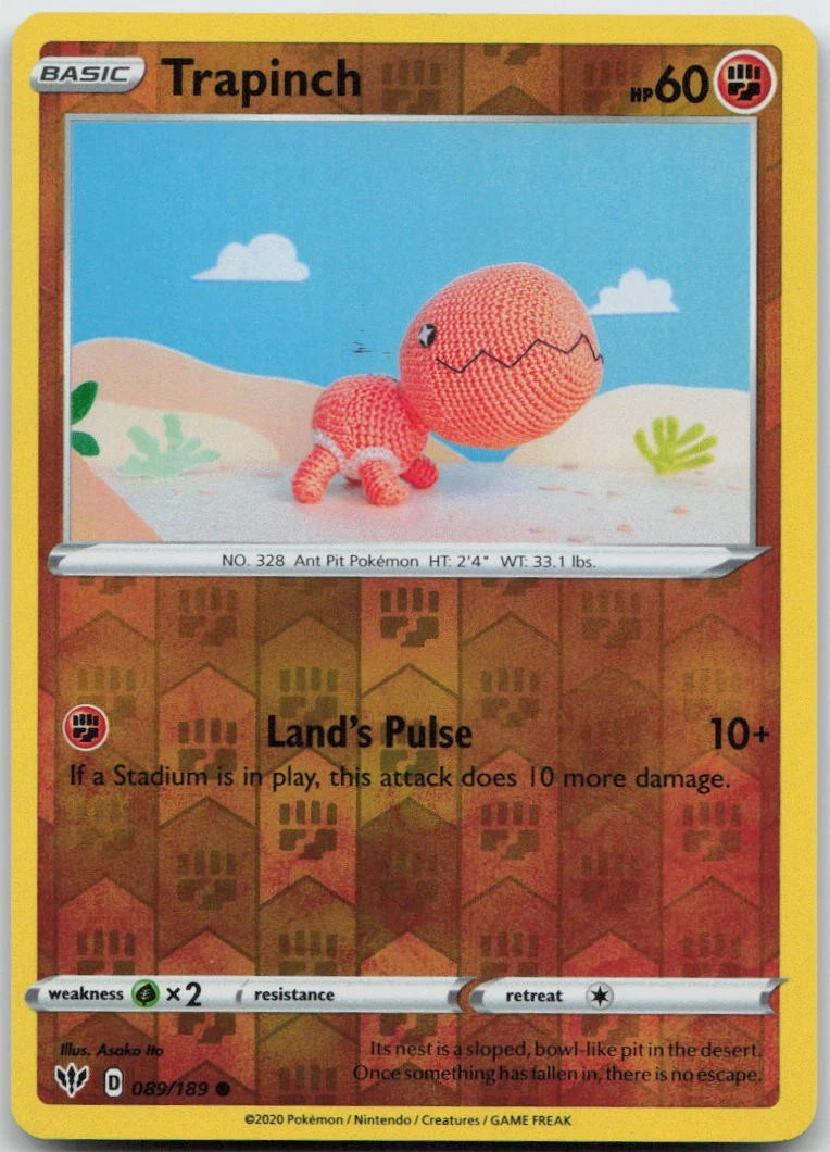 Trapinch 089/189 Swsh03: Darkness Ablaze for sale | eBay
