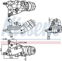 ÖLküHler MotoröL ** First Fit ** Nissens 91349 Aluminium FüR Opel Combo X12 Tour