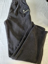 LADIES CHERRY BERRY LUXURY CORDROY LONG TROUSERS STRETCHY POCKETS SIZE T2 UK 10