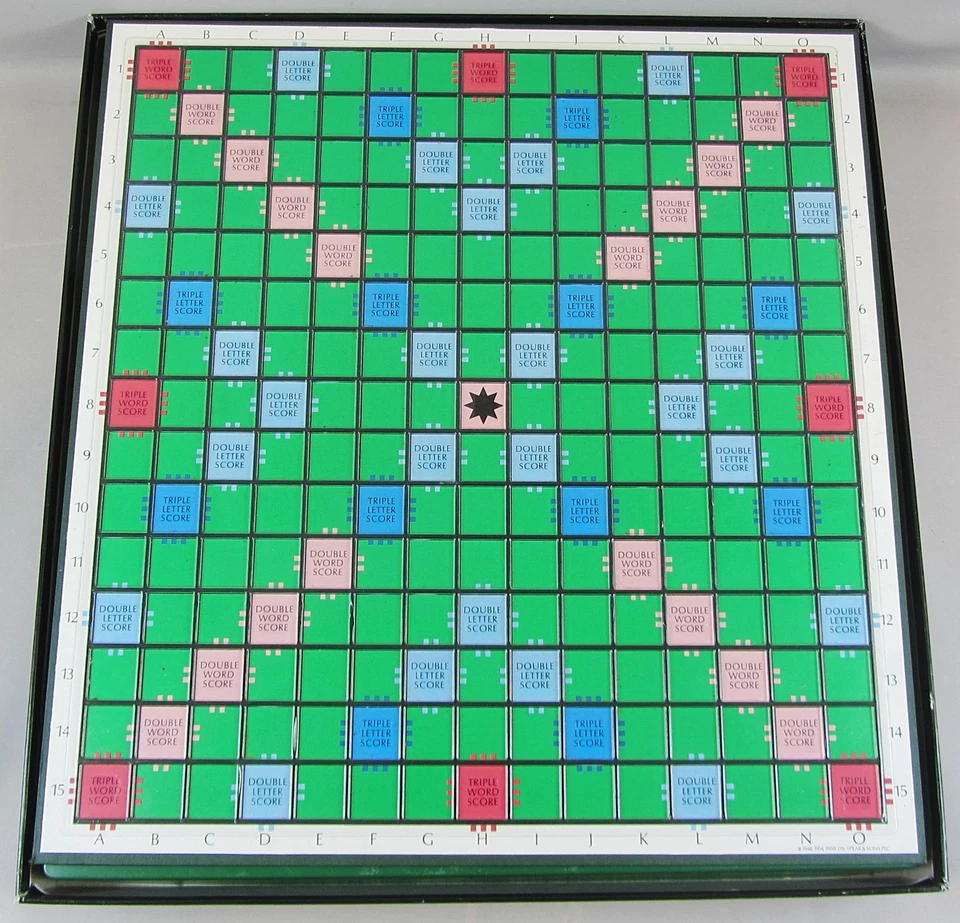 Scrabble Deluxe With Turntable And Electronic Timer 1988 Spears Games Complete - Image 2 of 4