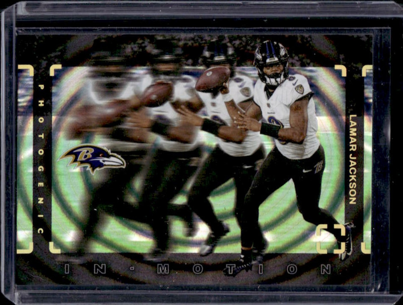 2024 Panini Photogenic Lamar Jackson In-Motion #3 Ravens