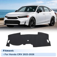 Dash Cover FüR Honda CRV 2023-2026 Ohne Hud, Polyester Grau, 1 Stk