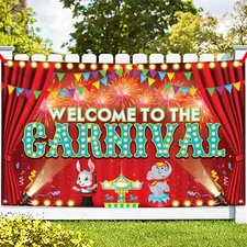 KatchOn, Welcome to the Carnival Banner - XtraLarge 72x44 Inch | Carnival Gam...